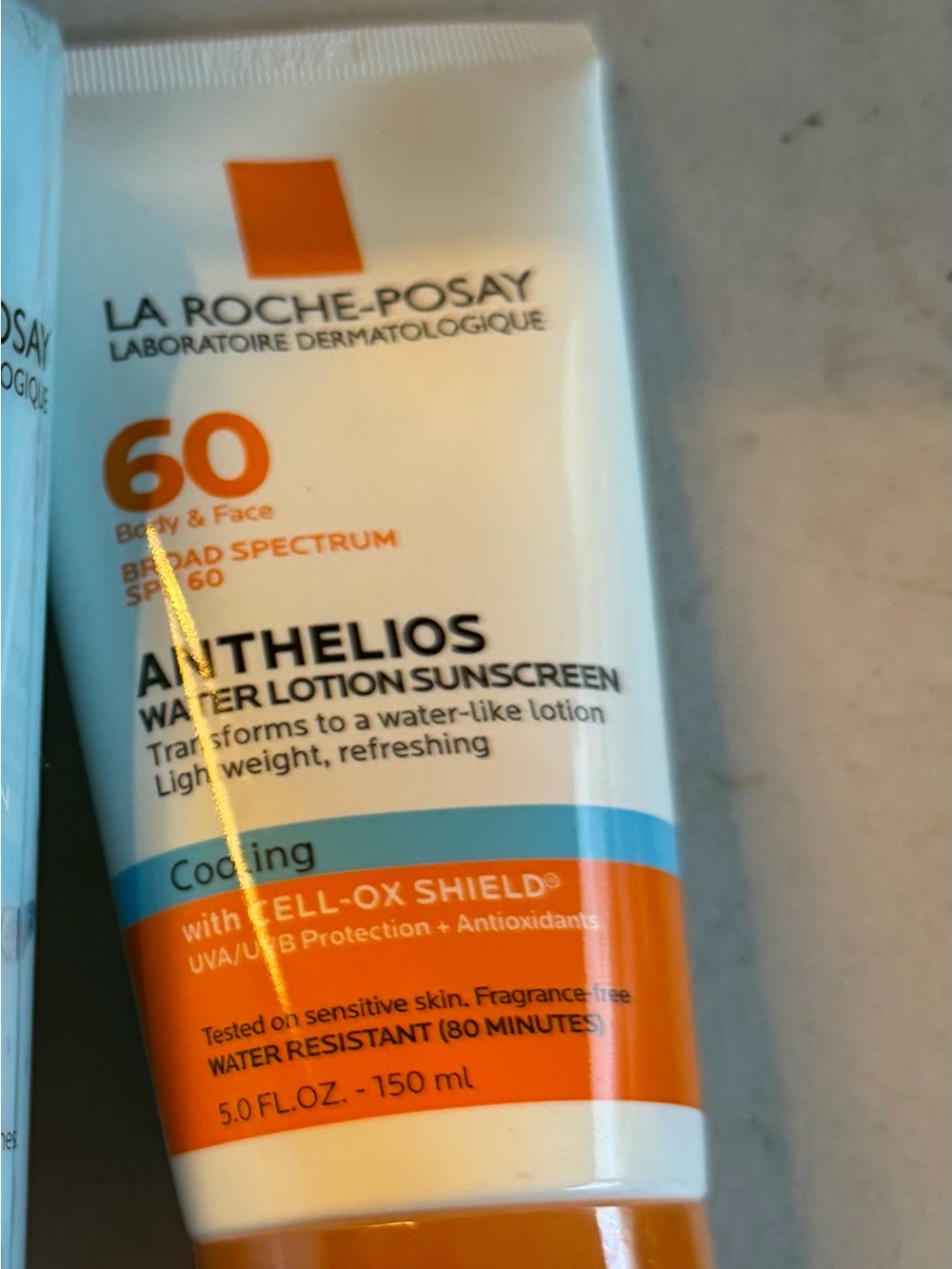 La Roche-Posay Anthelios SPF 60 Water Lotion Sunscreen - White & Orange